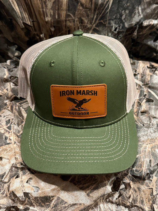 5- Panel Leather Patch Cap
